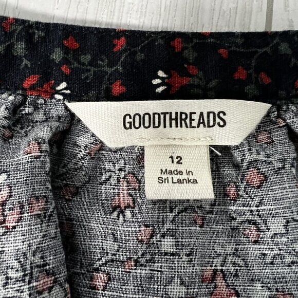 Goodthreads Washed Linen Blend Romper - Picture 3 of 16